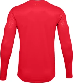 Under Armour Men's Baseball ColdGear® Long Sleeve Shirt -Rawlings Baseball Shop 1356872 Red BCK