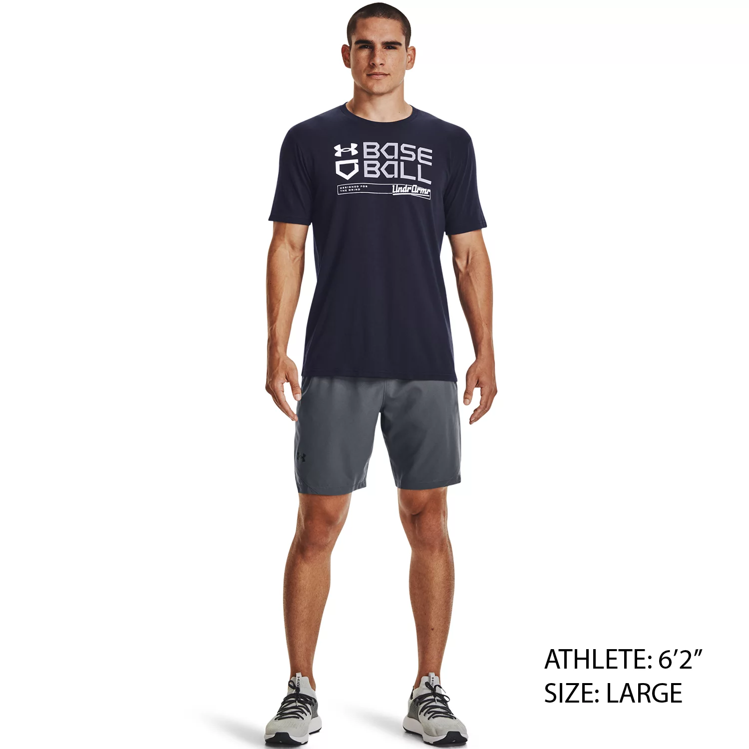 Under Armour Men's Wordmark Baseball Short Sleeve T-Shirt 2 Under Armour Men's Wordmark Baseball Short Sleeve T-Shirt - Image 2