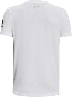 Under Armour Boys' Freedom Icon Baseball T-Shirt -Rawlings Baseball Shop 1377688 100 WhiteModGray BCK