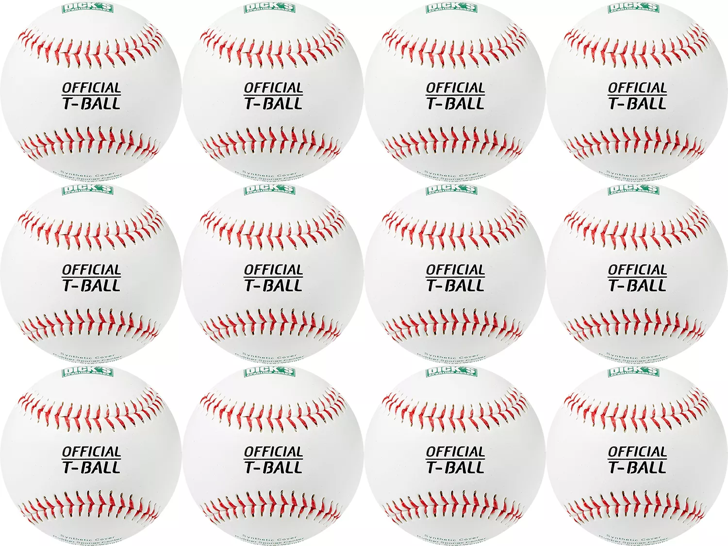 DICK'S Sporting Goods Synthetic Tee Balls – 12 Pack 1 DICK'S Sporting Goods Synthetic Tee Balls – 12 Pack