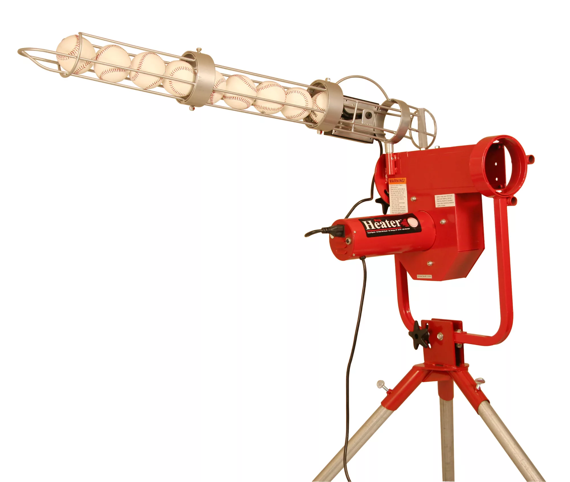 Heater Pro Baseball Pitching Machine W/ Feeder 1 Heater Pro Baseball Pitching Machine W/ Feeder