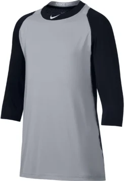 Nike Boys' Pro Cool Reglan ¾-Sleeve Baseball Shirt