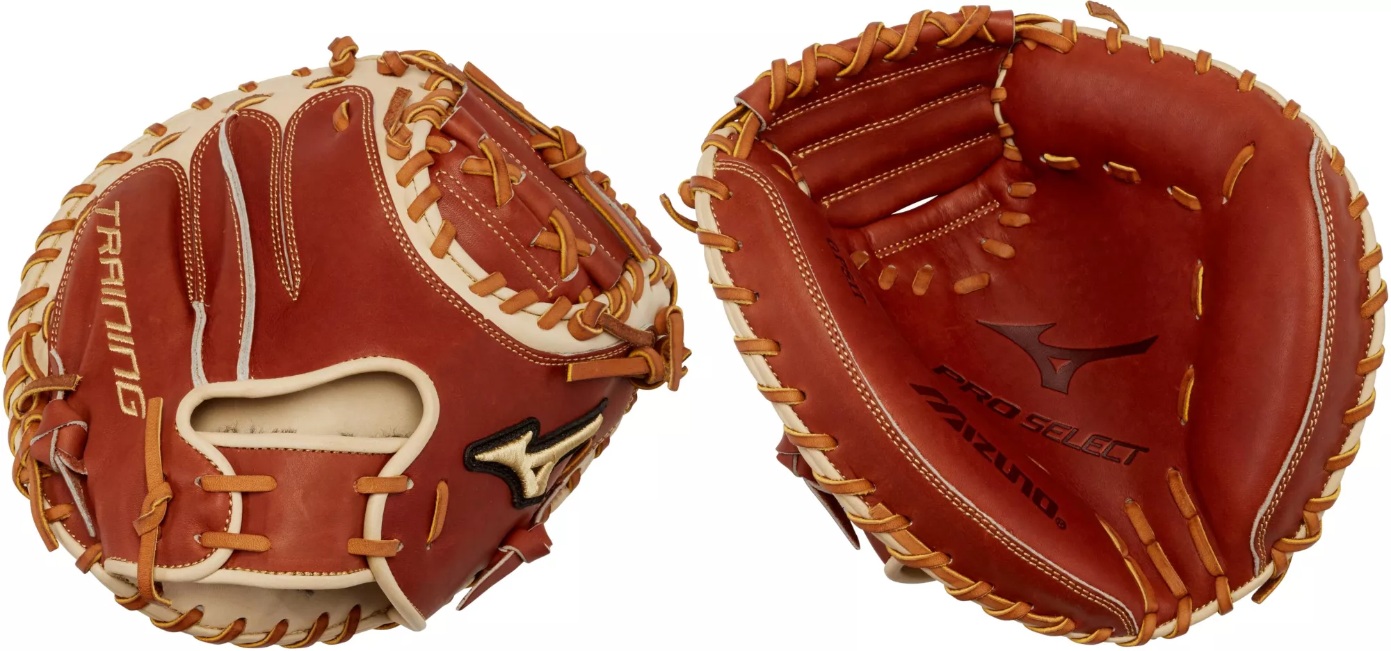Mizuno 27.5'' Pro Select Series Catcher's Training Mitt 1 Mizuno 27.5'' Pro Select Series Catcher's Training Mitt