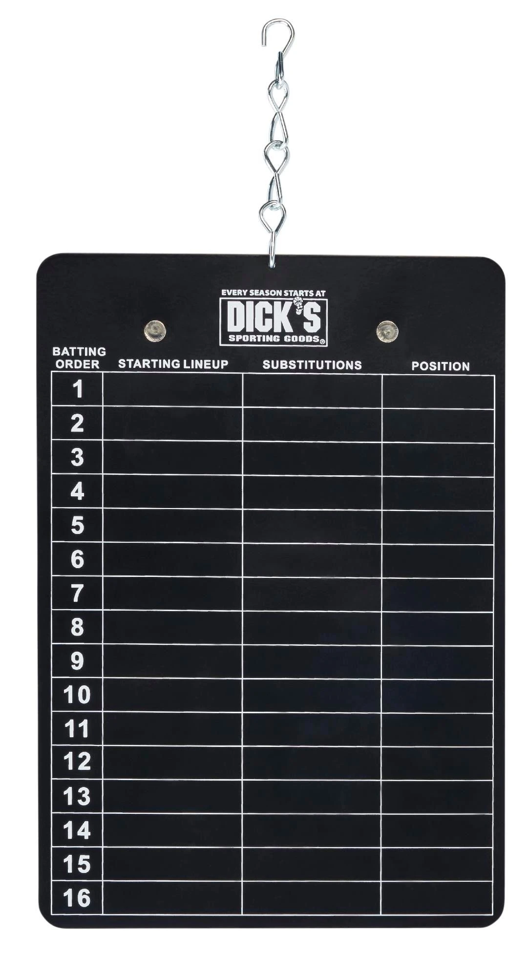 DICK'S Sporting Goods Magnetic Line-Up Board 1 DICK'S Sporting Goods Magnetic Line-Up Board
