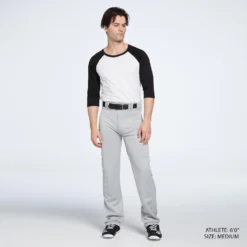 Mizuno Men's MVP Pro Baseball Pants 12 Mizuno Men's MVP Pro Baseball Pants -Rawlings Baseball Shop 350591 9191 Grey DET