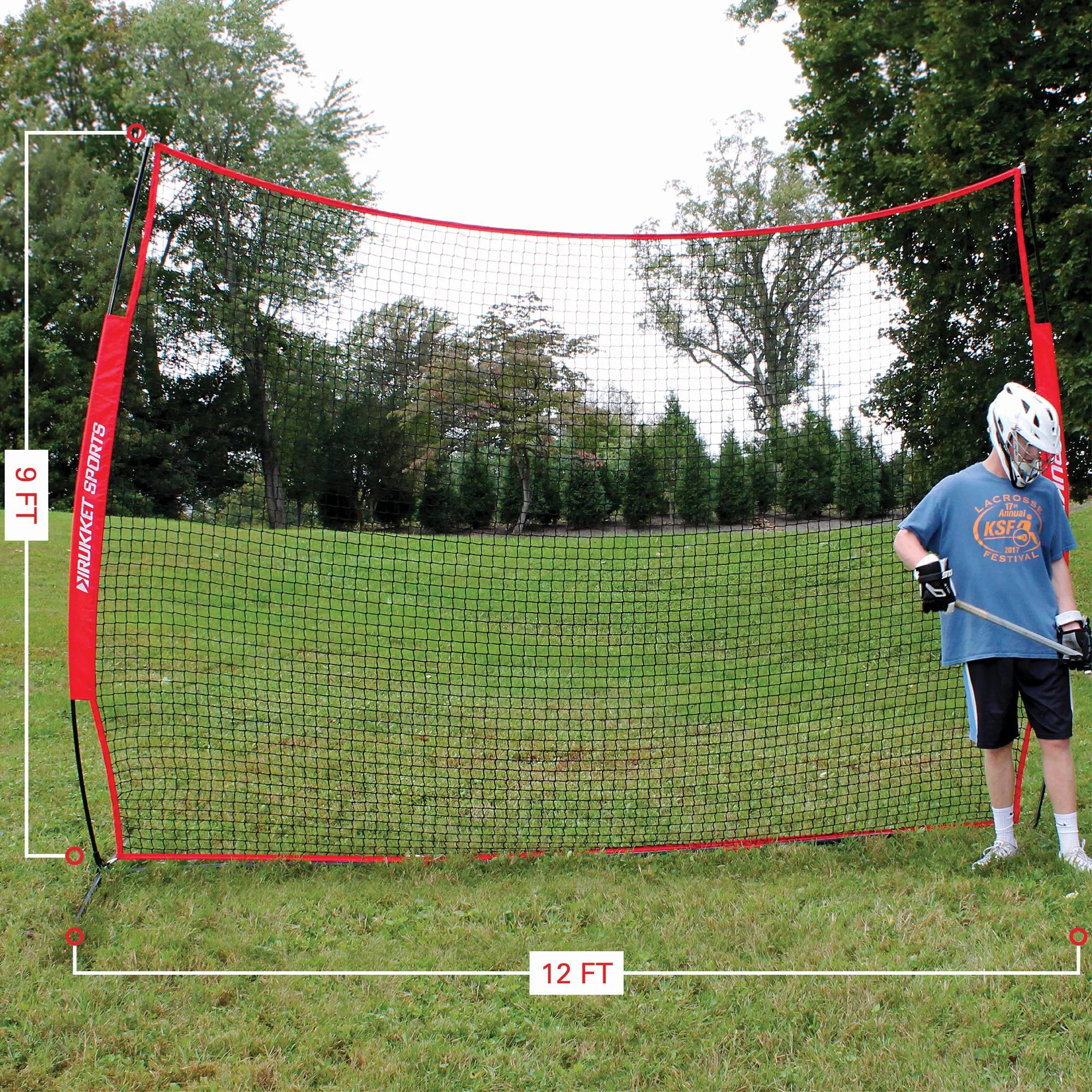 Rukket Sports 12' X 9' Multi-Sport Barrier Net 4 Rukket Sports 12' X 9' Multi-Sport Barrier Net - Image 4