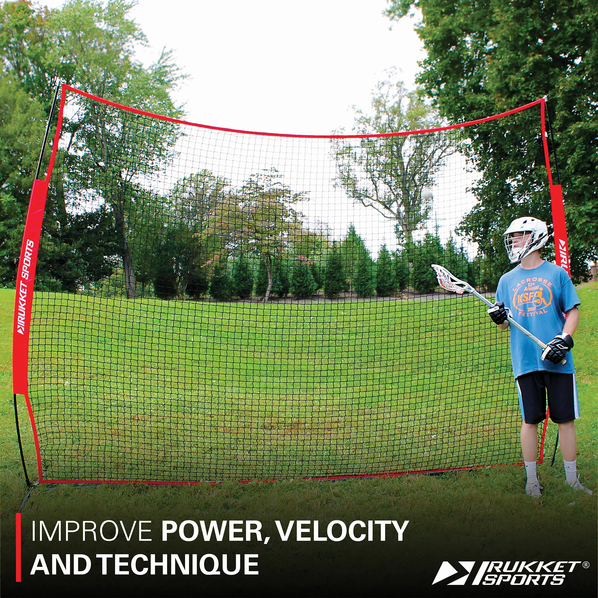 Rukket Sports 12' X 9' Multi-Sport Barrier Net 5 Rukket Sports 12' X 9' Multi-Sport Barrier Net - Image 5