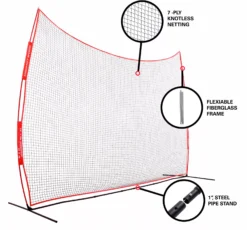 Rukket Sports 16' X 10' Multi-Sport Barrier Net -Rawlings Baseball Shop BARR300 NOCOLOR DET alt1