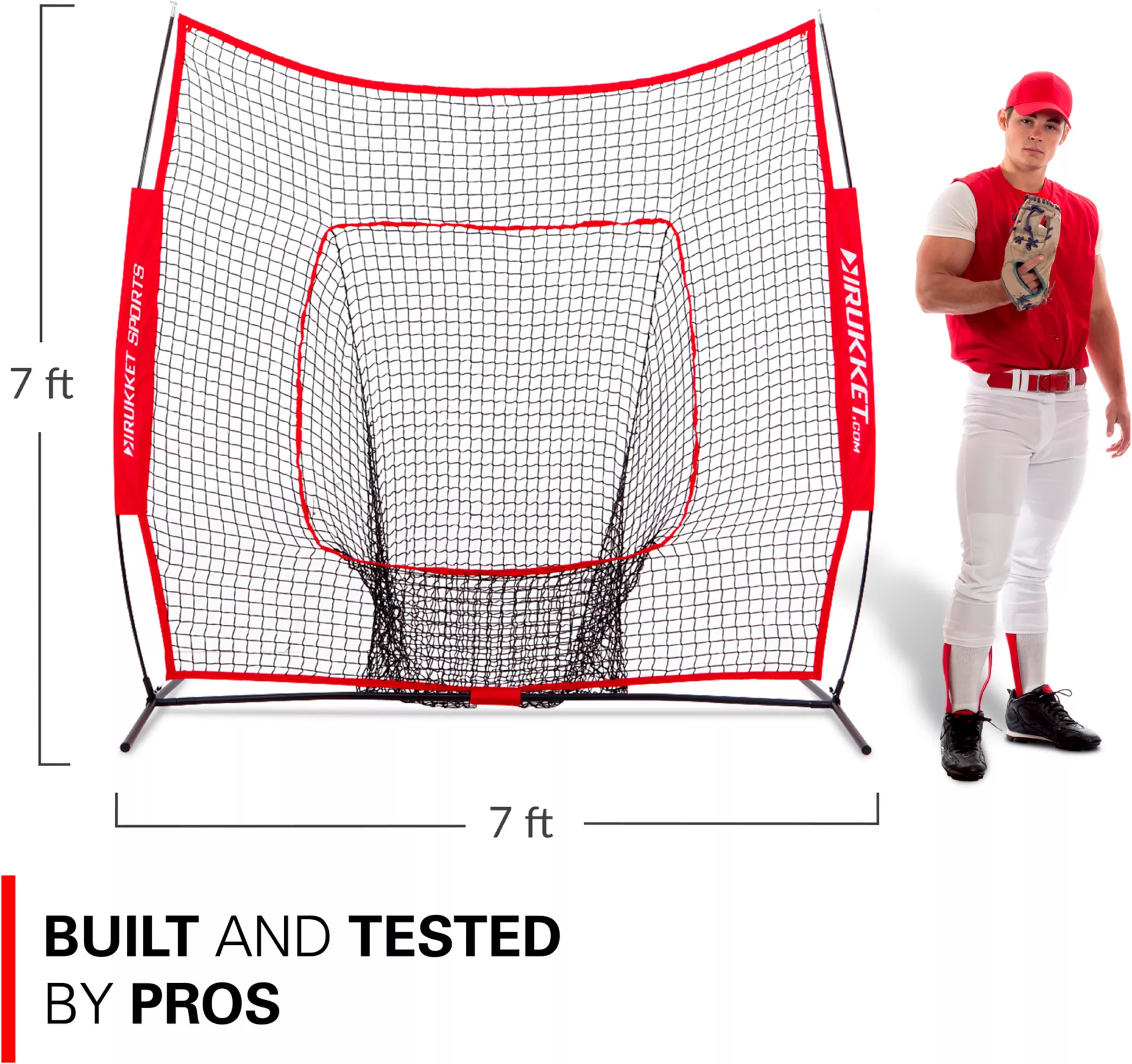 Rukket Sports 7' X 7' Original Sock It! Baseball/Softball Net 2 Rukket Sports 7' X 7' Original Sock It! Baseball/Softball Net - Image 2