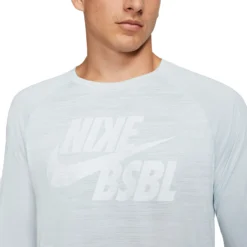 Nike Men's Velocity Legend 3/4 Sleeve Baseball Top 6 Nike Men's Velocity Legend 3/4 Sleeve Baseball Top -Rawlings Baseball Shop BQ9767 043 Platinum MODDET