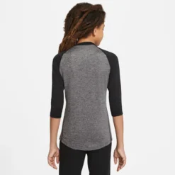 Nike Boys' Baseball Pro Cool Raglan Tee -Rawlings Baseball Shop CT2682 066 BlackGrey MODBCK