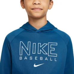 Nike Boys Therma-FIT Baseball Hoodie 10 Nike Boys Therma-FIT Baseball Hoodie -Rawlings Baseball Shop DC8387 476 CourtBlue DET alt1
