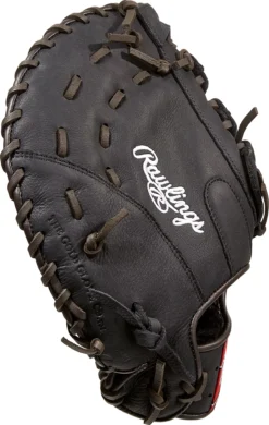 Rawlings 12.5'' Premium Series First Base Mitt 14 Rawlings 12.5'' Premium Series First Base Mitt -Rawlings Baseball Shop DICD125BWFBRZ DICD125BWFB30 Black SDEL