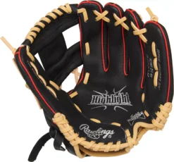 Rawlings 10.5'' Youth Highlight Series Glove 8 Rawlings 10.5'' Youth Highlight Series Glove -Rawlings Baseball Shop DICH105IB 60 Black PALM