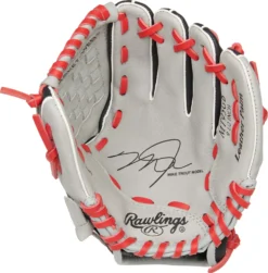 Rawlings 9.5'' Tee Ball Mike Trout Series Glove -Rawlings Baseball Shop DICMT95GB 60 Grey PALM