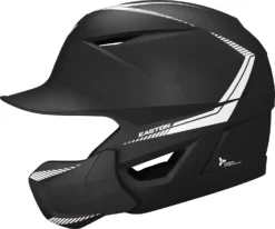 Easton Junior Elite Max Baseball Batting Helmet W/ Adjustable Jaw Guard -Rawlings Baseball Shop ELITEMAXADJ ML E00684559 BlackWhite SDE