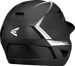 Easton Junior Elite Max Baseball Batting Helmet -Rawlings Baseball Shop ELITEMAXH ML E00684581 BlackWhite BCK