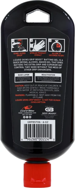 Lizard Skins 6 Oz. Grip Boost Bottle -Rawlings Baseball Shop GRIPBOOST NOCOLOR BCK