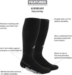 Adidas Icon Over The Calf Baseball/Softball Socks -Rawlings Baseball Shop ICONOTC 515109 Navy DET