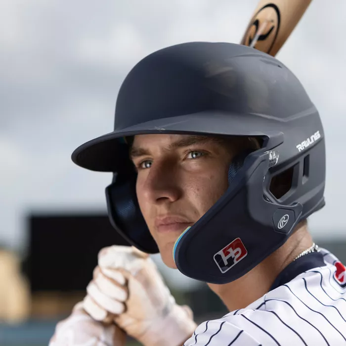 Rawlings Senior MACH Baseball Batting Helmet W/ Adjustable Face Guard 3 Rawlings Senior MACH Baseball Batting Helmet W/ Adjustable Face Guard - Image 3