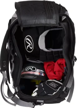 Rawlings Mach Baseball/Softball Duffle Bag 13 Rawlings Mach Baseball/Softball Duffle Bag -Rawlings Baseball Shop MACHDB Black DET alt2