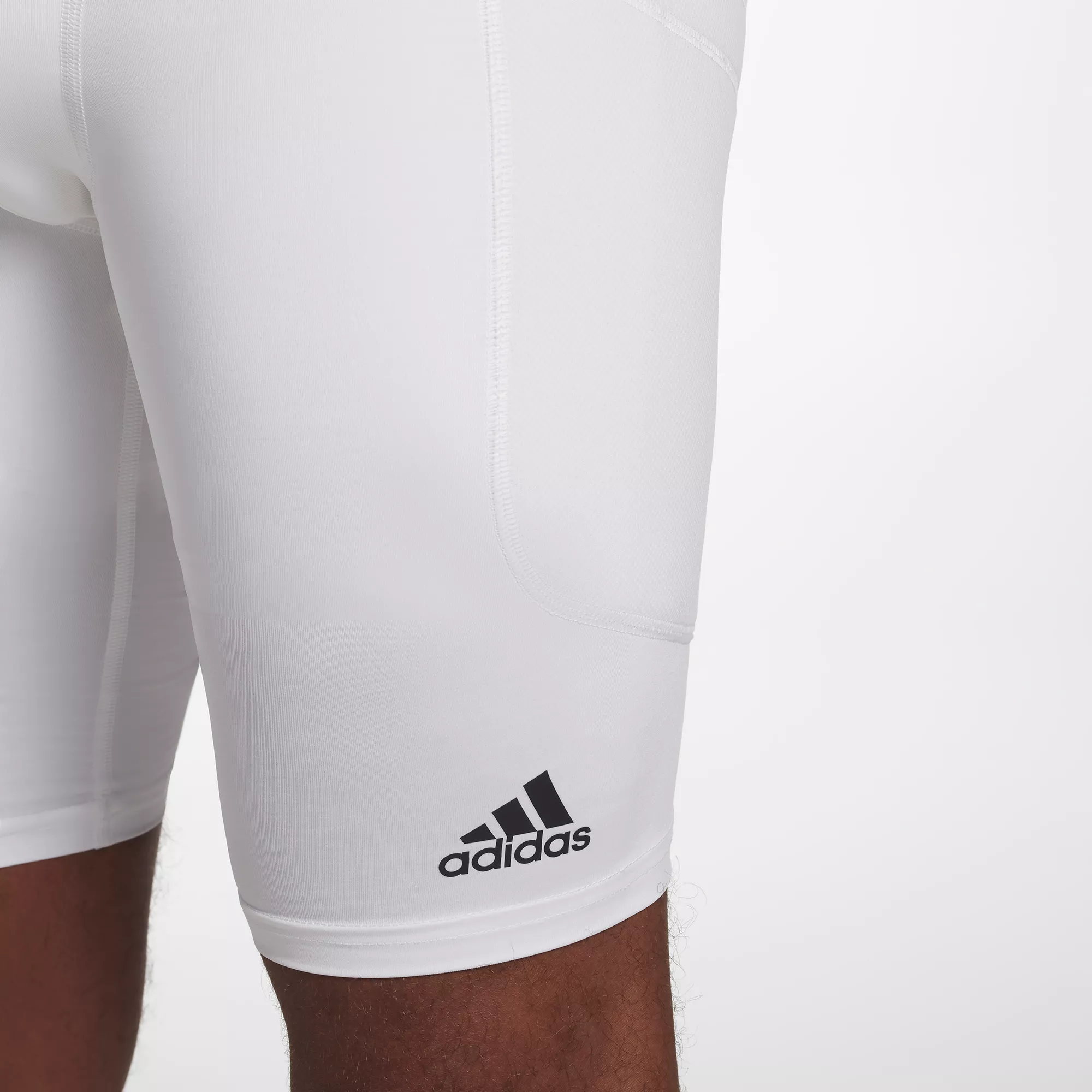 Adidas Men's Triple Stripe Sliding Shorts W/ Cup 3 Adidas Men's Triple Stripe Sliding Shorts W/ Cup - Image 3