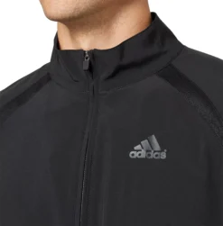 Adidas Men's Triple Stripe Long Sleeve Baseball Jacket -Rawlings Baseball Shop MBA13006Z Black DET