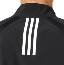 Adidas Men's Triple Stripe Long Sleeve Baseball Jacket -Rawlings Baseball Shop MBA13006Z Black DET alt3
