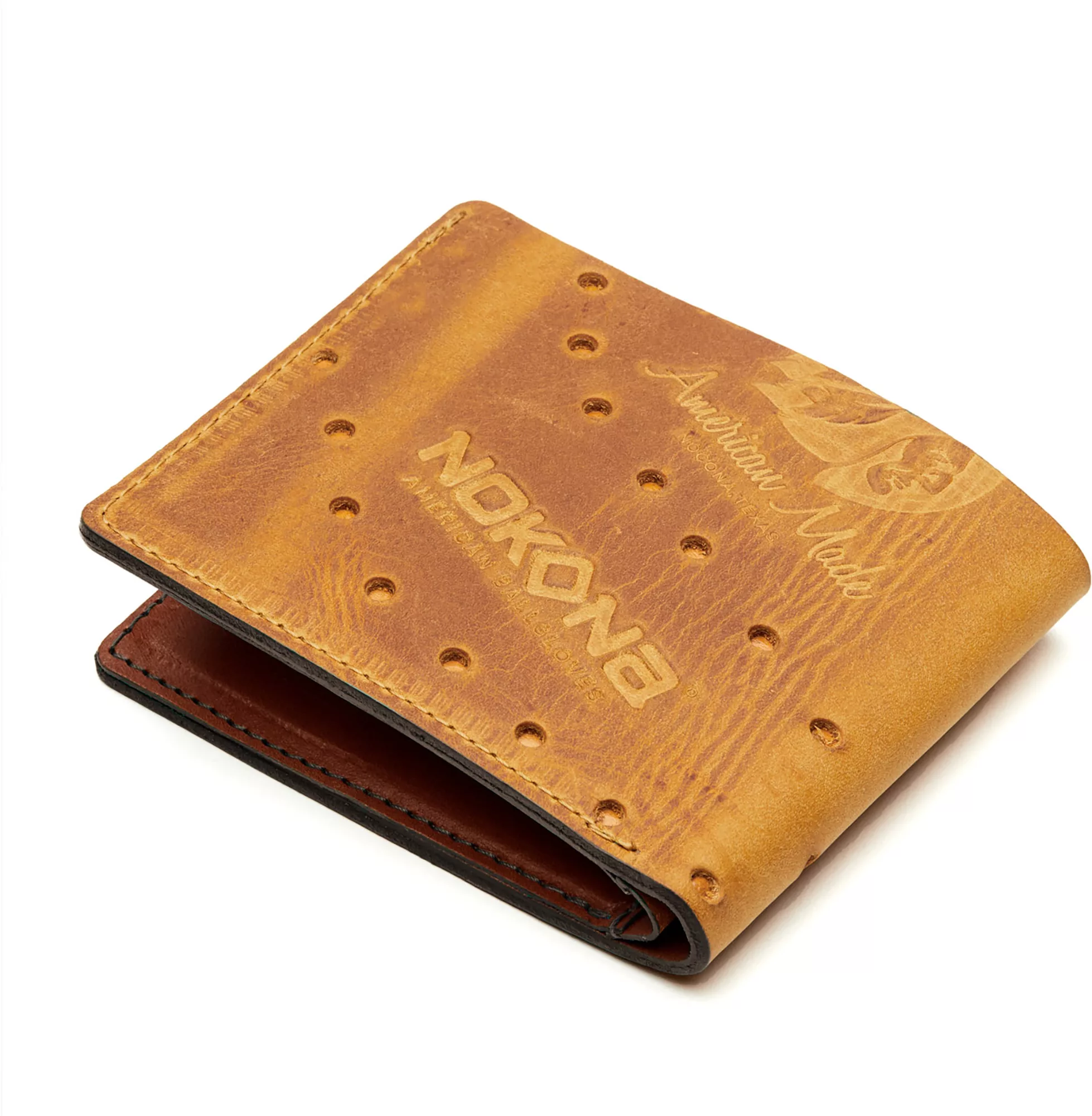 Nokona Ballglove Leather Wallet 3 Nokona Ballglove Leather Wallet - Image 3