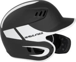Rawlings Senior VELO Baseball Batting Helmet W/ Reversible Jaw Guard 10 Rawlings Senior VELO Baseball Batting Helmet W/ Reversible Jaw Guard -Rawlings Baseball Shop VELOREV SR RVELREVMGBK BlackWhite SDEL