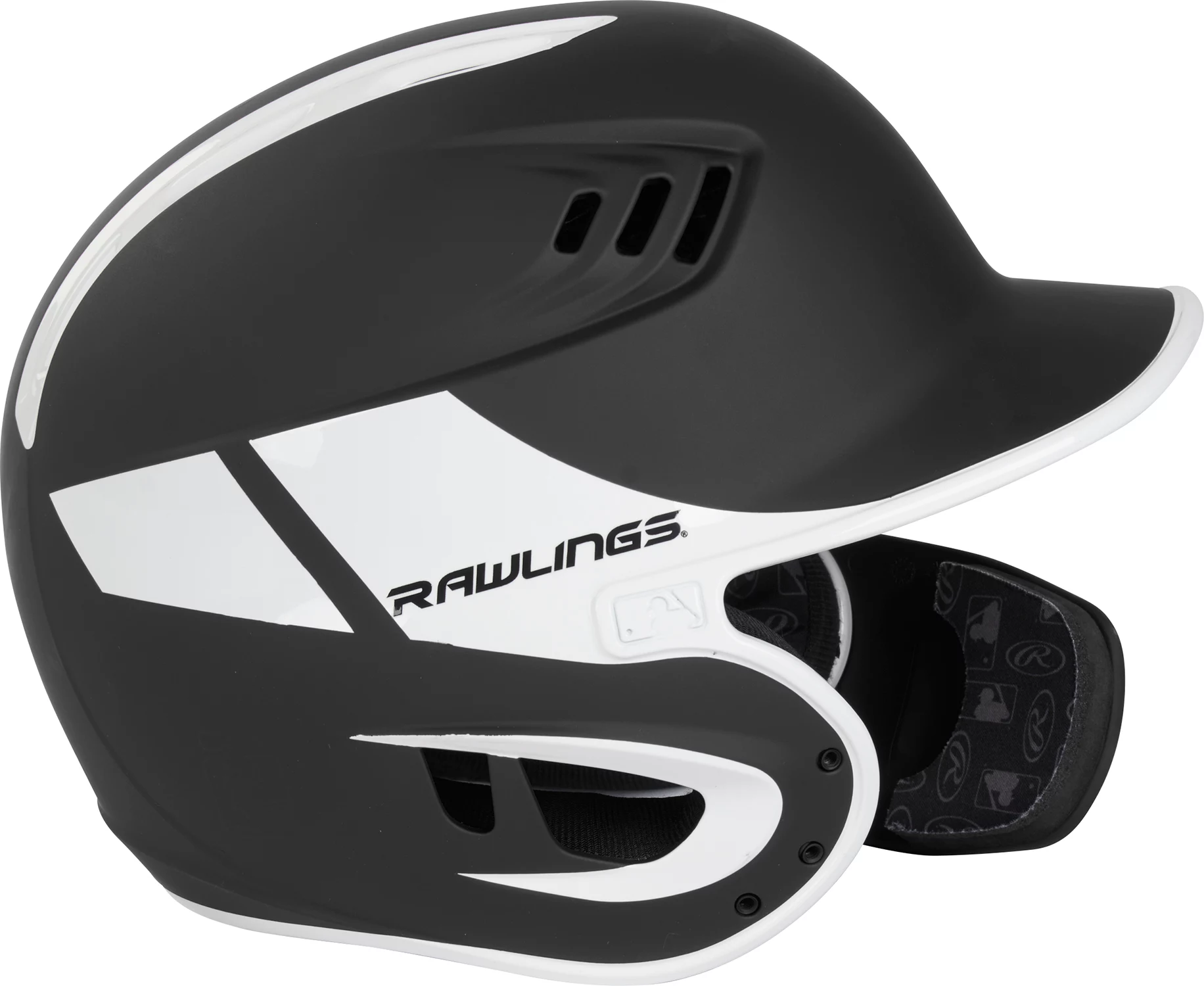 Rawlings Senior VELO Baseball Batting Helmet W/ Reversible Jaw Guard 5 Rawlings Senior VELO Baseball Batting Helmet W/ Reversible Jaw Guard - Image 5